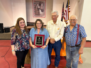 Christine Bastidas with other members of the district administration